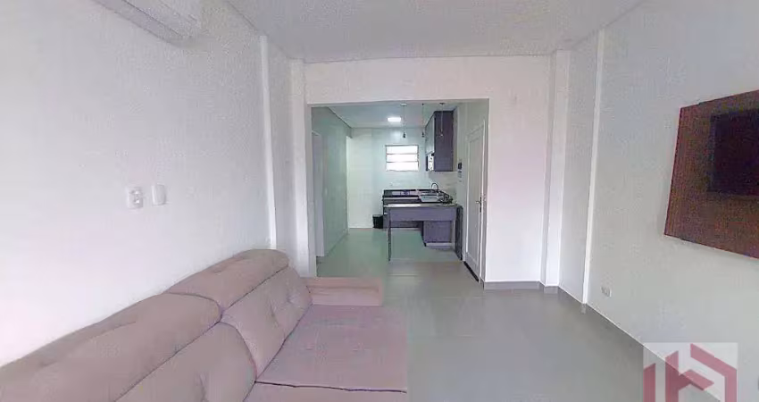 Apartamento com 1 dormitório à venda, 68 m² por r$ 470.000,00 - ponta da praia - santos/sp