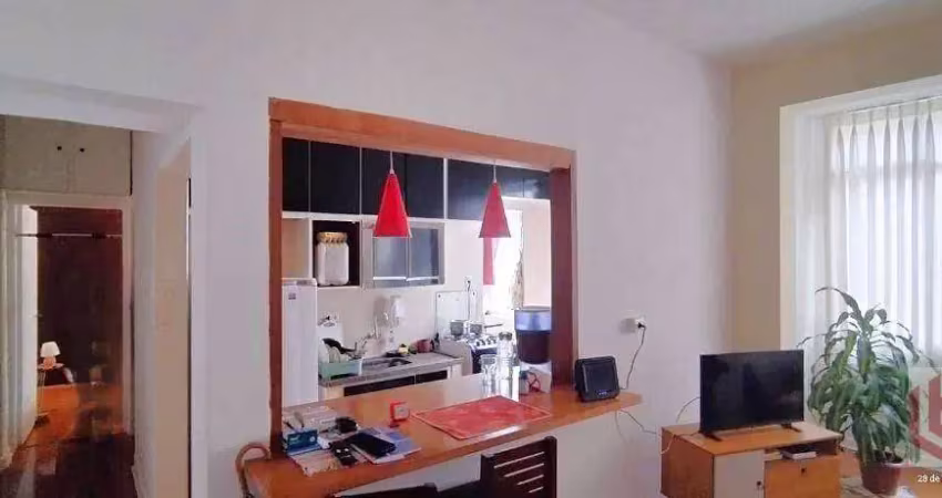 Apartamento com 1 dormitório à venda, 57 m² por r$ 360.000,00 - aparecida - santos/sp