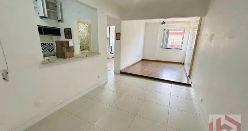 Apartamento com 1 dormitório à venda, 48 m² por r$ 380.000,00 - embaré - santos/sp