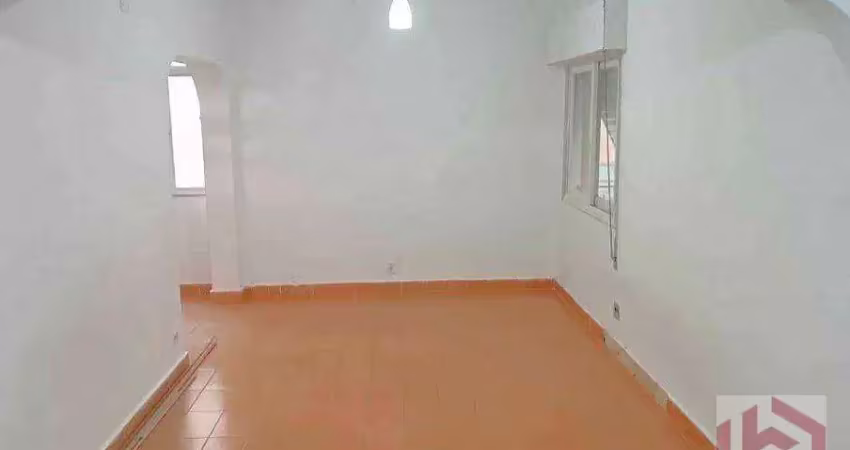 Kitnet com 1 dormitório à venda, 40 m² por r$ 290.000 - embaré - santos/sp