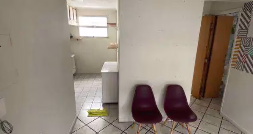 Apartamento com 2 dormitórios para alugar, 55 m² por r$ 2.300 pacote/mês - aparecida - santos/sp