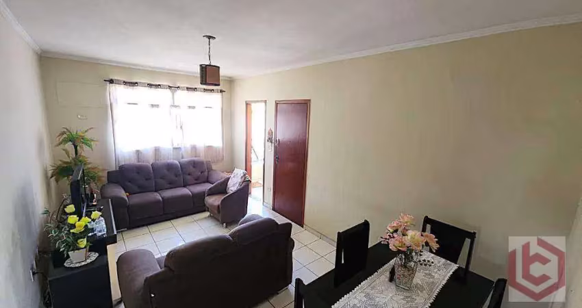 Apartamento com 2 dormitórios à venda, 65 m² por r$ 320.000 - bom retiro - santos/sp