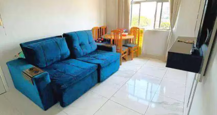 Apartamento com 2 dormitórios à venda, 64 m² por r$ 420.000,00 - embaré - santos/sp