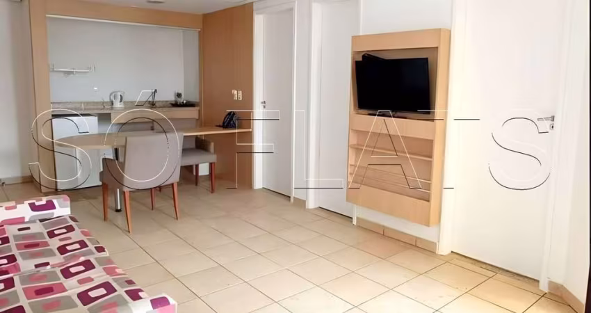 Flat Summit Suites Santos disponível para venda com 47m², 01 dorm e 01 vaga de garagem