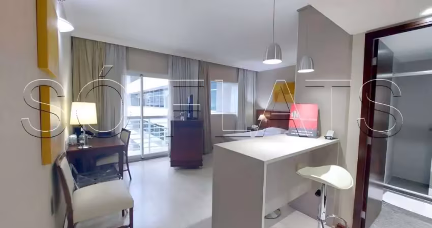 Flat Blue Tree Premium Verbo Divino disponível para venda com 30m² e 01 vaga de garagem