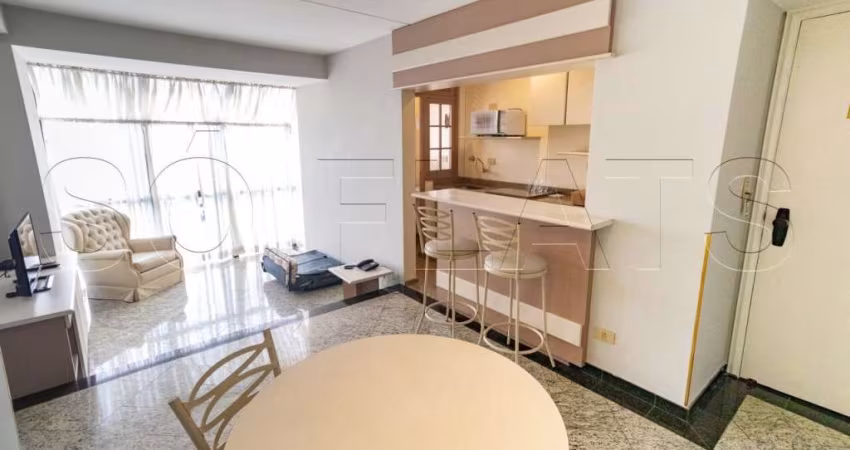 Flat Brasilia Small Town em Santana com 53m², 1 dormitório e 1 vaga