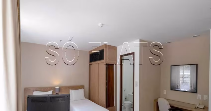 Studio no Wyndham SP Paulista com 32m², 1 dormitório e 1 vaga, disponível para locação.