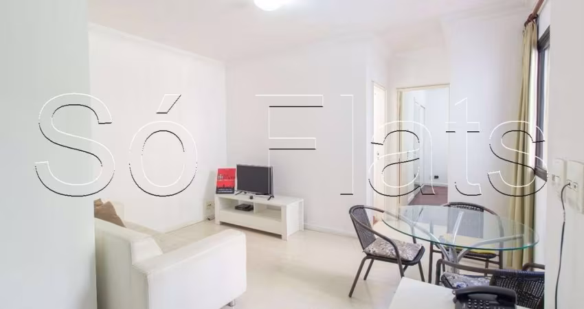 Flat Usa Moema para locação com 2 dorms e 1 vaga próximo ao Shopping Ibirapuera