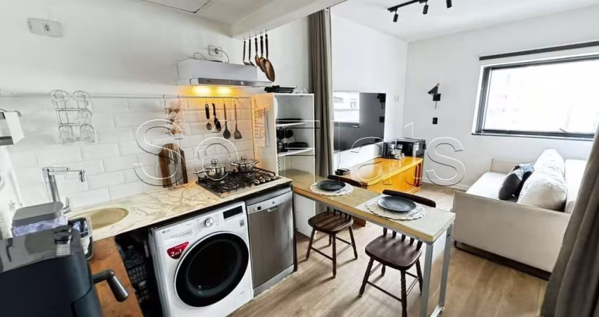 Studio Le Premier para locação com 29m² e 1 vaga de garagem no Jardim Paulista.