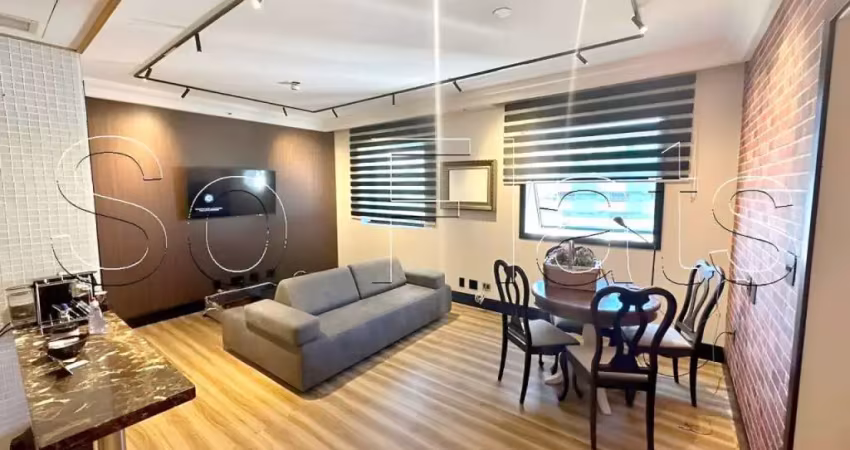 Flat innside higienópolis disponível para venda com 60m², 02 dorms e 01 vaga de garagem