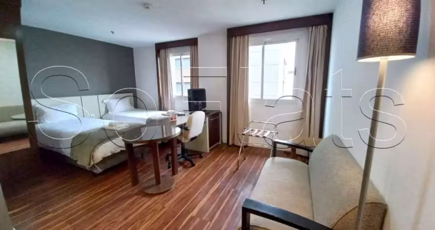 Flat Wyndham São Paulo Paulista disponível para venda com 32m² e 01 vaga de garagem