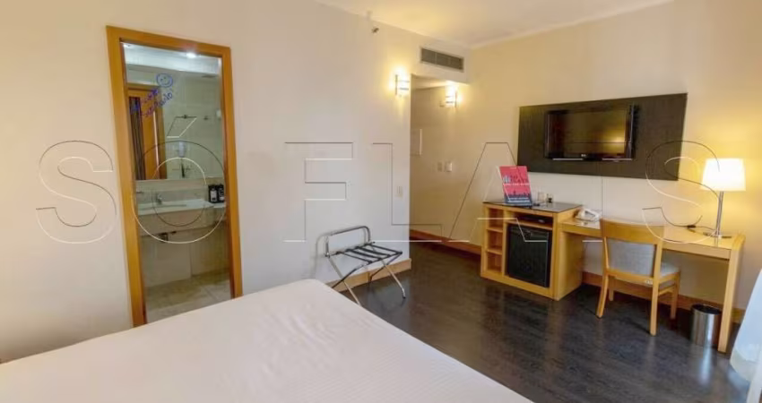 Apartamento Innside São Paulo Itaim na rua Jesuíno Arruda para locação com 26m².
