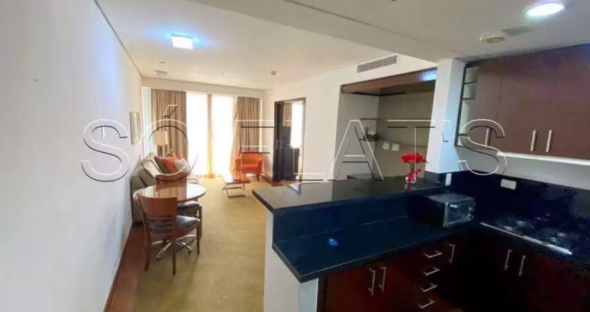 Flat george v, no itaim, flat alto padrão para morar ou investir