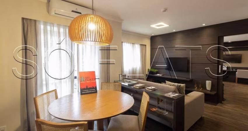 Flat Clarion Faria Lima disponível para venda com 55m², 01 dorm e 02 vagas  de garagem