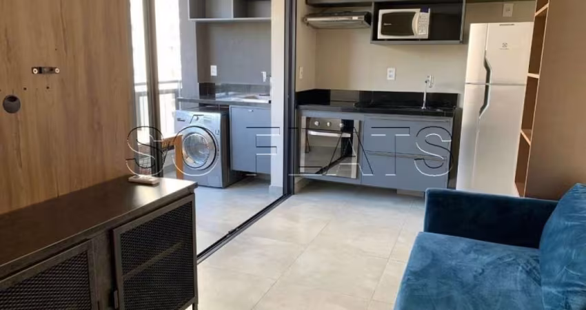 Residencial Cobogo em Pinheiros, apto para locação com 32m², 1 dormitório e 1 vaga de garagem.