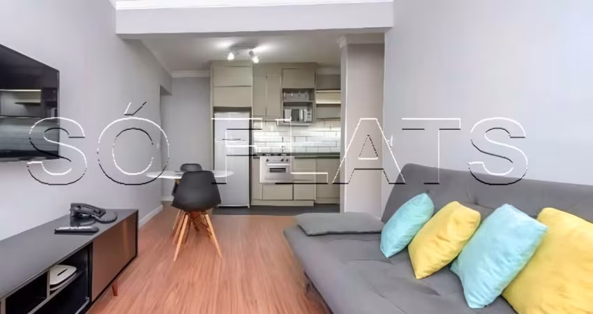 Flat São Paulo Suíte Service disponível para venda com 38m², 1 dormitório e 1 vaga de garagem