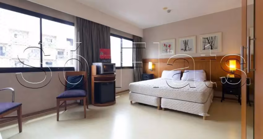 Flat Slaviero Moema disponível para venda com 26m² e 01 vaga de garagem