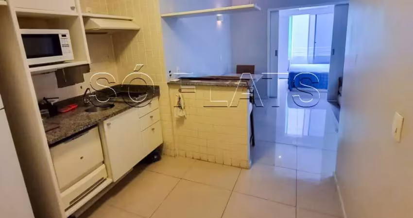 Flat american loft disponível para venda com 32m², 1 dormitório e 1 vaga de garagem