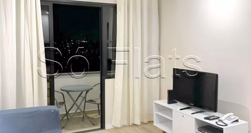 Apto próximo a Marg. Pinheiros disponível para locação com1 dorm, 1 vaga e totalmente mobiliado.