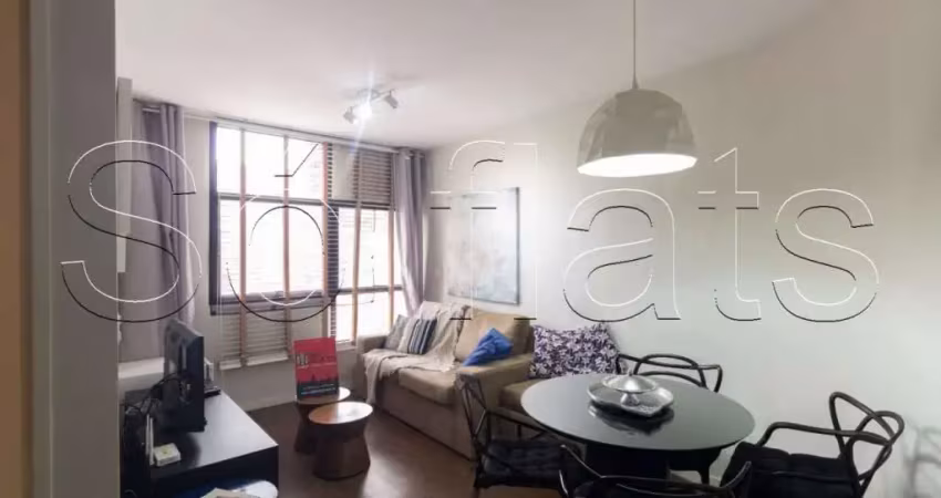 Flat blair house disponível para venda com 38m²¹, 01 dormitório e 01 vaga de garagem