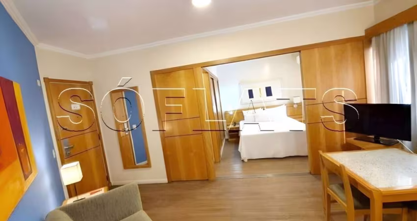 Apartamento no Hampton Park disponível para locação no Jardim Paulista totalmente mobiliado.