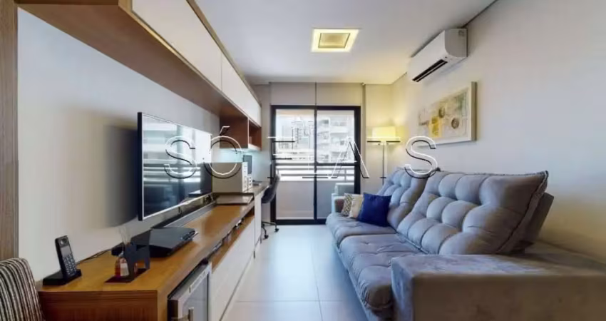 Flat mercure sp berrini, disponível para venda com 57m², 02 dormitórios e 02 vagas de garagem