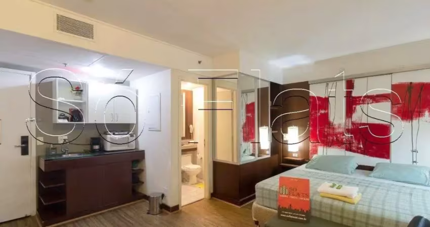 Studio no Melia Ibirapuera com 33m² disponível locação na Avenida Ibirapuera