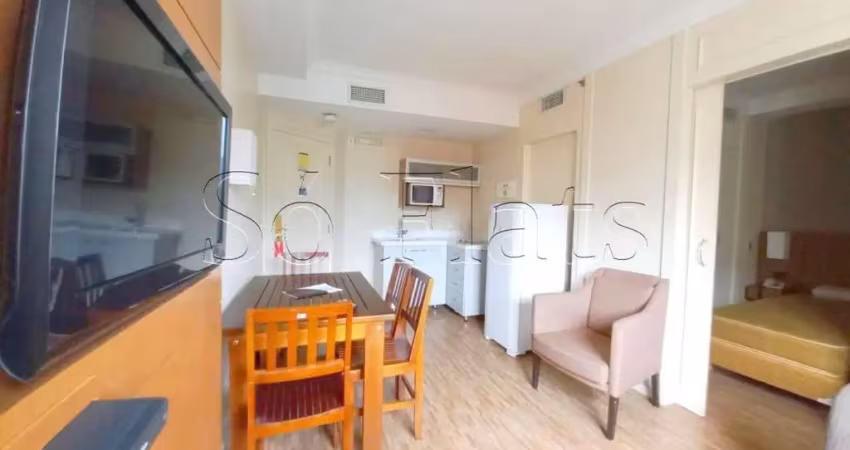 Flat The World disponível para venda com 30m², 1 dormitório e 1 vaga de garagem