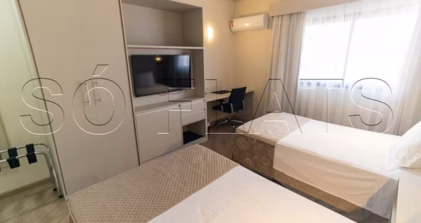 Flat disponivel para venda, Transamerica Nova Paulista, com 1 dormitório e 1 vaga