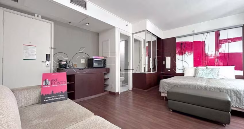 Flat Melia Ibirapuera disponível para venda com 26m² e 01 vaga de garagem