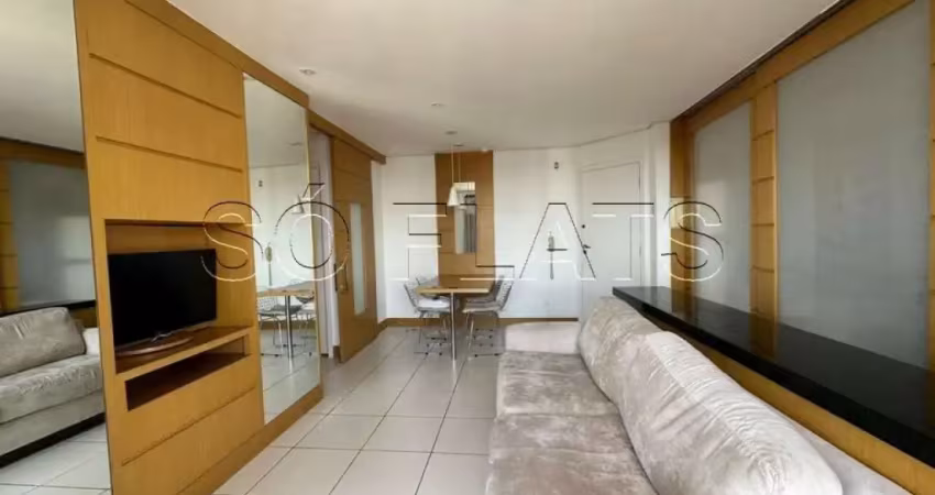 Flat na Vila Mariana próximo do Hospital São Paulo disponível locação com 1 vaga