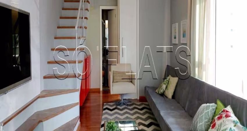 Flat Estanconfor VIlla Olímpia disponível para venda com 109m², 03 dorms e 02 vagas de garagem