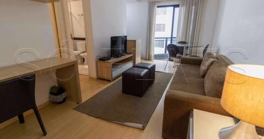 Flat Opera disponível para locação 42m², 1 dormitório e 1 vaga de garagem.