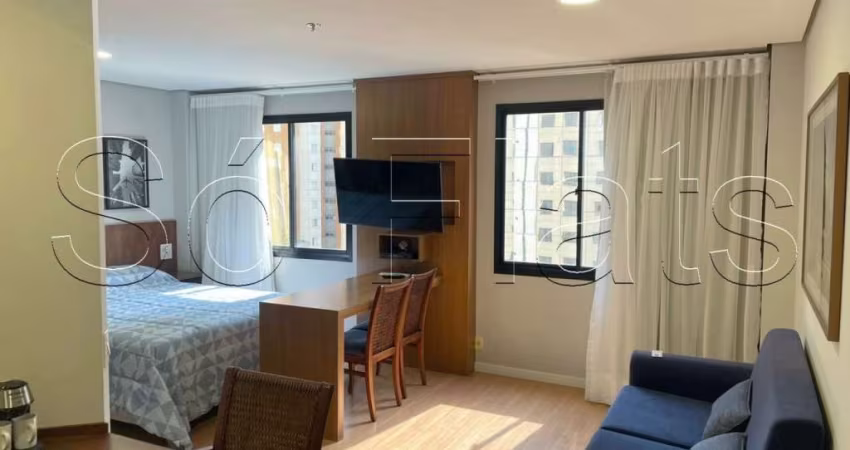Flat disponível para locação no Mercure Times Square em Moema prox. a Av. Ibirapuera