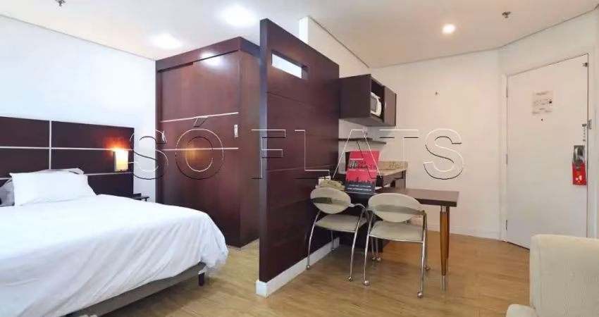 Flat transamérica nações unidas disponível para venda com 28m², 01 dorm e 01 vaga de garagem