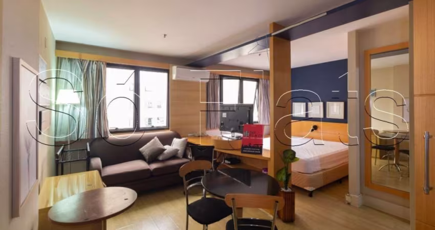 Lindo flat na Alameda Lorena próximo a Avenida 9 de Julho disponível para locação.