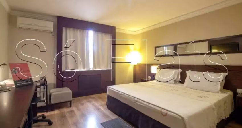 Flat transamerica congonhas 29m² e 1 dormitório disponível para locação prox. ao aeroporto.