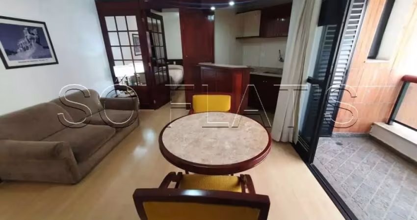 Higienópolis Classic com boa localização, 2 dorms e 2 vagas disponível locação