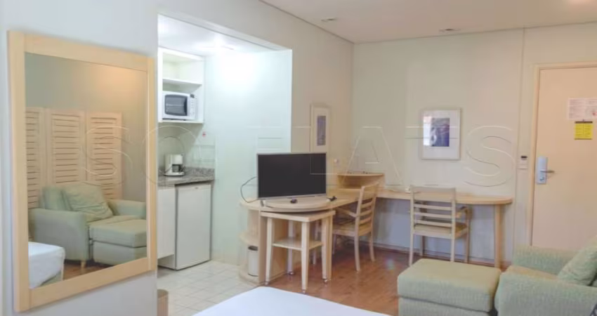 Flat disponível para locação em Santo Amaro, próximo a Marg. Pinheiros.