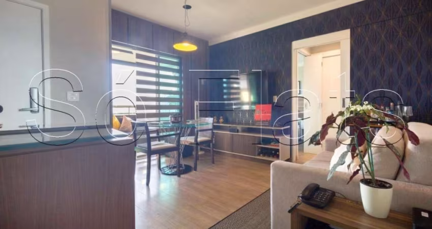 Flat Gran Estanconfor Veranda Berrini disponível para venda com 40m², 01 dorm e 01 vaga