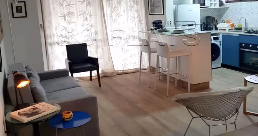Flat Paulista Wall Street disponível para venda com 49m², 01 dorm e 01 vaga