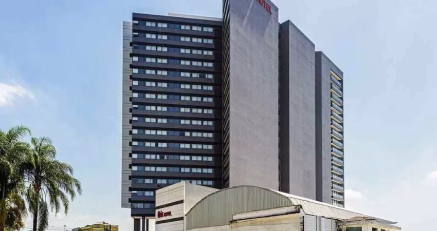 Flat Ibis Santos Valongo disponível para venda com 19m², 01 dorm e 01 vaga