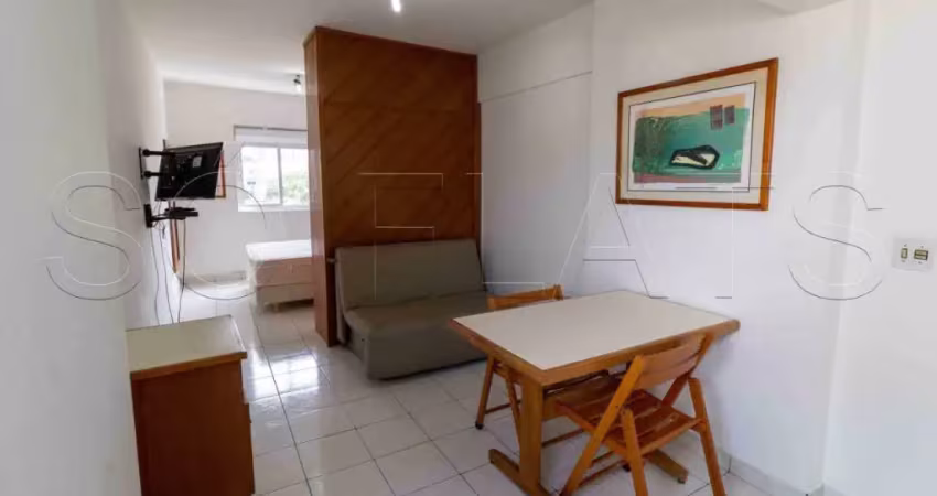Flat na Vila Mariana, disponível para locação o Waldorf contém 29m², 1 dormitório e 1 vaga.