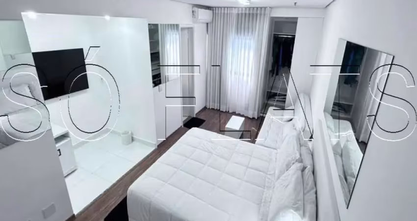 Mercure nações unidas, studio disponível para locação contendo 27m², 01 dormitório e 01 vaga.