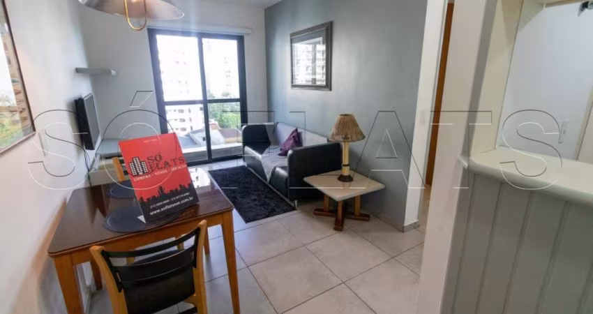Flat na Cerqueira César disponível para locação, próximo a Av. 9 de Julho e Shopping Pamplona.