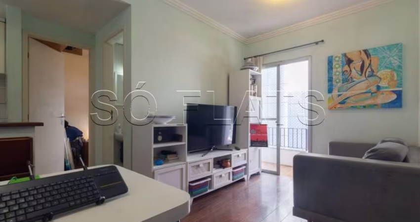 Apartamento Paulista Paradise Life disponível para venda com 33m², 1 dorm e 1 vaga