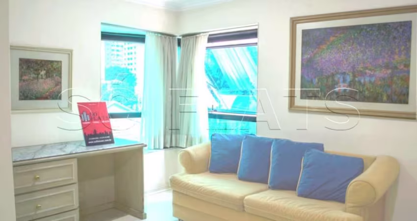 Apartamento com a melhor localização dos Jardins totalmente mobiliado.