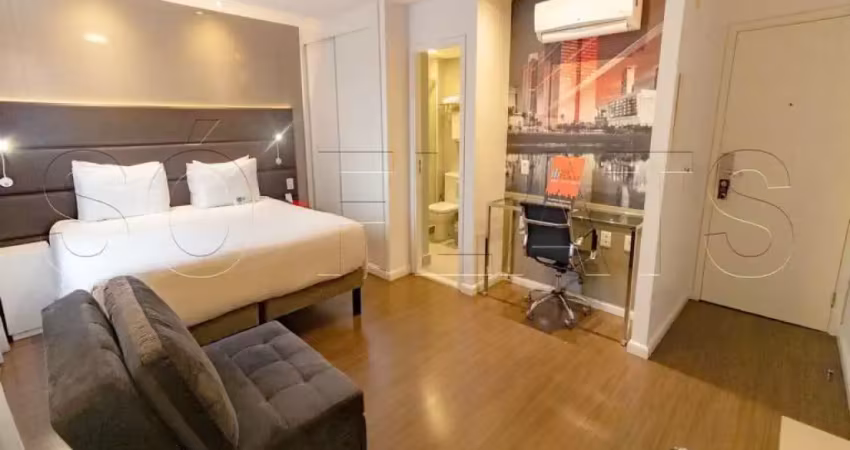 Flat na Vila Olímpia disponível locação próximo a Avenida Faria Lima