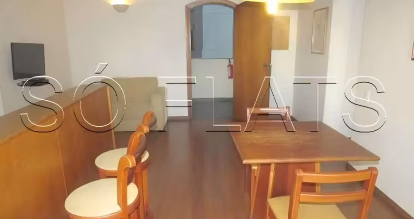 Apartamento totalmente mobiliado à venda no bairro do ibirapuera.