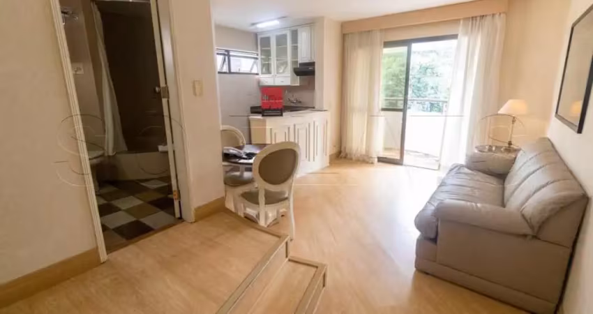 Ótimo flat nos jardins, próximo a paulista, para locação e com entrada imediata.